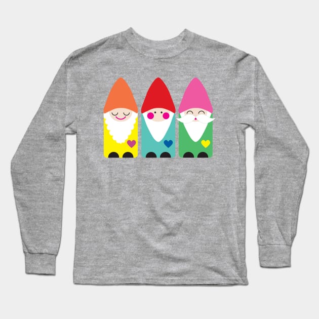 The BFF Garden Gnomes I Long Sleeve T-Shirt by littleoddforest